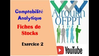 CAE, Fiches de stocks, CMUP, Exercice 2 (Boni + Mali d'inventaire)