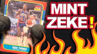 1986 Fleer Basketball Raw  - Opening a MINT Isiah Thomas Rookie