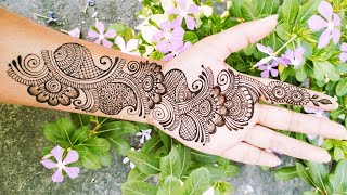 Amazing 😍 Front Hand Arabic Mehndi Design||Very Easy ❤️ Mehndi Design||Diwali Special.#viral #mehndi