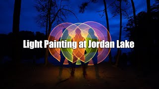 Light Painting Vlog 60, Jordan Lake North Carolina