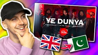 BRITISH 🇬🇧 BOY REACTS TO YE DUNYA | COKE STUDIO | SEASON 14 | KARAKORAM X TALHA ANJUM X FARIS SHAFI