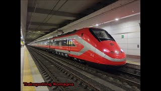 IL PRIMO ETR 500 CON LA NUOVA LIVREA FRECCIAROSSA 2022 A BOLOGNA CENTRALE AV!