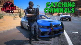 Catching Criminals in a Highspeed Hellcat  - RedlineRP