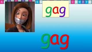 Phonics Basic Blending Video 3: GOLF BUD