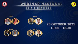 🔴 LIVE  | WEBINAR NASIONAL SERIES 1 " ETIK KEDOKTERAN "