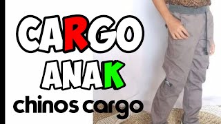 CELANA CARGO ANAK | Chinos Cargo Bisa COD Potongan 60%