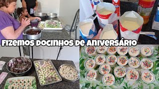 FAZENDO DOCES PARA O ANIVERSÁRIO PREPARATIVOS