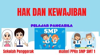 MERDEKA BELAJAR BERSAMA 7B|| PELAJAR PANCASILA DIKELAS ONLINE MENGENAI HAK DAN KEWAJIBAN NORMA