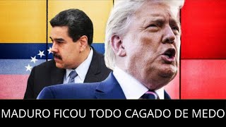 TENSÃO MÁXIMA: TRUMP DIZ NICOLAS MADURO É UM TRAPACEIRO ELE FICOU MEDO INVASÃO MILITAR