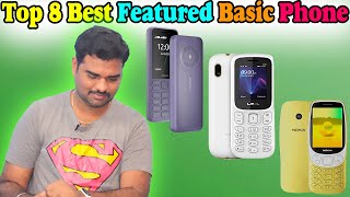 ✅ Top 8 Best Feature Phone In India 2024 With Price |Latest Basic Phone Review & Comparison