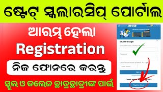 State Scholarship Portal Registration 2024-25  Start। Register Aadhar In State Scholarship Poratl ।