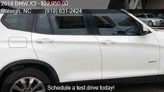 2014 BMW X3 xDrive28i AWD 4dr SUV for sale in Raleigh, NC 27