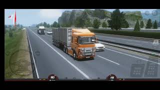 truckers of europe 3 : perjalanan menuju lech dengan container box 26T - android gameplay