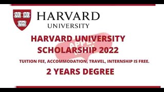 Scholarship in Harvard University 2022  | Fully Funded