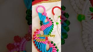 New macrame key holder #sunainamacrameartandcraftwork #macramedesigns #diy