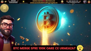 BTC  MERGE SA TESTEZE 100K