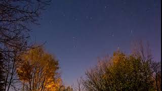 Night sky timelapse