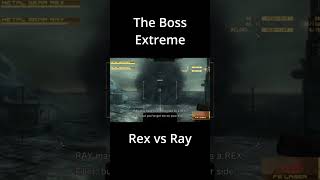 MGS4 Rex vs Ray The Boss Extreme #mgs #mgs4 #metalgearsolid #metalgearsolid4 #shorts