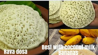 Easiest Rava Dosa/breakfast recipe/Kerala snacks box