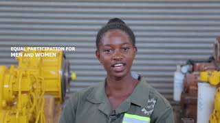 Equal Participation of women and men at all levels. #TVET