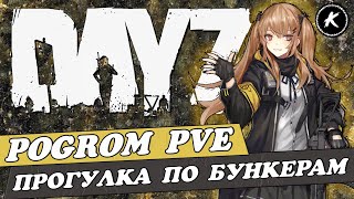 DAYZ ОБЗОР | ПРОЕКТ POGROM PVE | ИДЕМ СМОТРЕТЬ БУНКЕРА #dayz