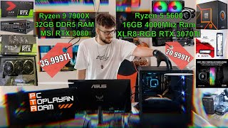 35.999TL RTX3080 R9 7900X / 20.999TL RTX3070TI R5 5600 Pc Toplama