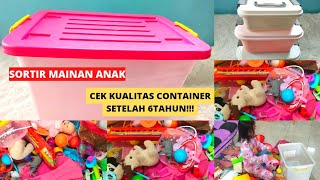 Waktunya Sortir Maianan Anak dan Cek Kekuatan Container Box | Review Container Box yang Awet