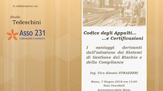 2016 06 07 Codice degli Appalti e Norme ISO e BS