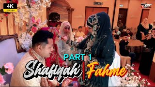 PART 1 Shafiqah & Fahme | Bollywood Dance | The Wedding Cinematic Film |  2024