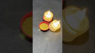 Omg ! DIY tealight candle holder 💫  #tealightcandleholder #diwali #candleholder @crafterdebika