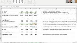 Lecture 4C - Reformatting Financial Statements