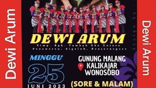 Dewi arum#dolalak putri Live Gunung malang kalikajar. 25 Juni 2023 (siang)