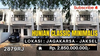 Dijual Rumah Mewah Classic Minimalis di Jagakarsa Jakarta Selatan