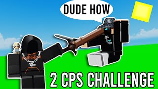 Roblox bedwars *2 CPS* Challenge..