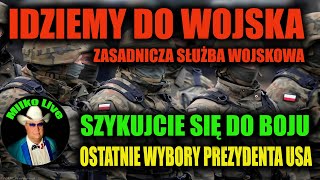 Idziemy do wojska. Zasadnicza służba wojskowa. Czapeczka Prezydenta. Ostatnie wybory.Chiński problem