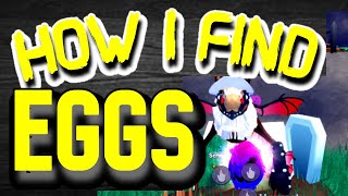 HOW I FIND EGGS (Roblox Dragon Adventures)