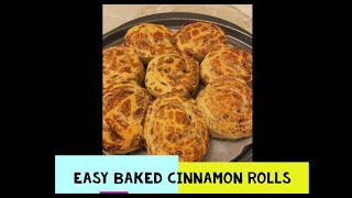 Easy Baked Cinnamon Rolls