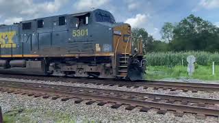 The Happy engineer on a short I031 at jones crossing in Woodford Va