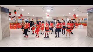 Dance Til The Music Stops Line Dance - Demo By D'Sisters & Friends LDG @helenparkyn4378