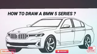 "Master the Art of Drawing: BMW 5 Series Step-by-Step Guide"