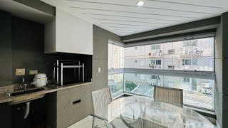 Lindo apartamento com Varanda Gourmet na Praia das Astúrias