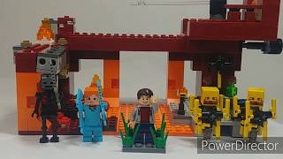 Lego Minecraft The Blaze Bridge 21154 Review