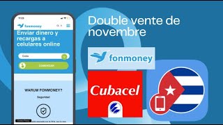 La promotion Cubacel actuelle de Fonmoney: Cubacel x 5. Du 6 au 12 novembre 2023