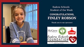 Student of the Week: Finley Robson