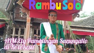 Rambu Solo' Pemakaman alm.Ely Pamalingan Sarungallo di Obyek wisata Ke'te'Kesu' Toraja Utara