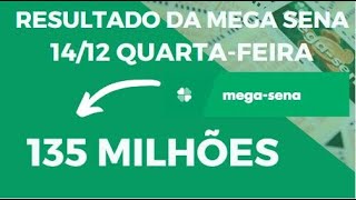 Resultado da Mega Sena concurso 2548 quarta feira 14 de dezembro