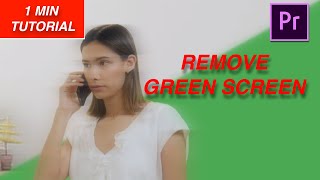 How To Remove Green Screen in premiere Pro ? #greenscreen #greenscreenremove