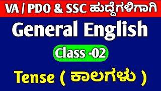 SSC MTS SYLLABUS 2024 IN KANNADA / General English Class in Kannada 2024