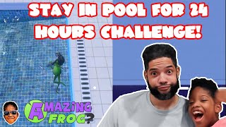 Stay in the pool for 24 hours challenge