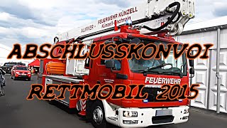 [Bullhorn, Pressluft- und Elektrohorn] Der Abschlusskonvoi der RettMobil 2015